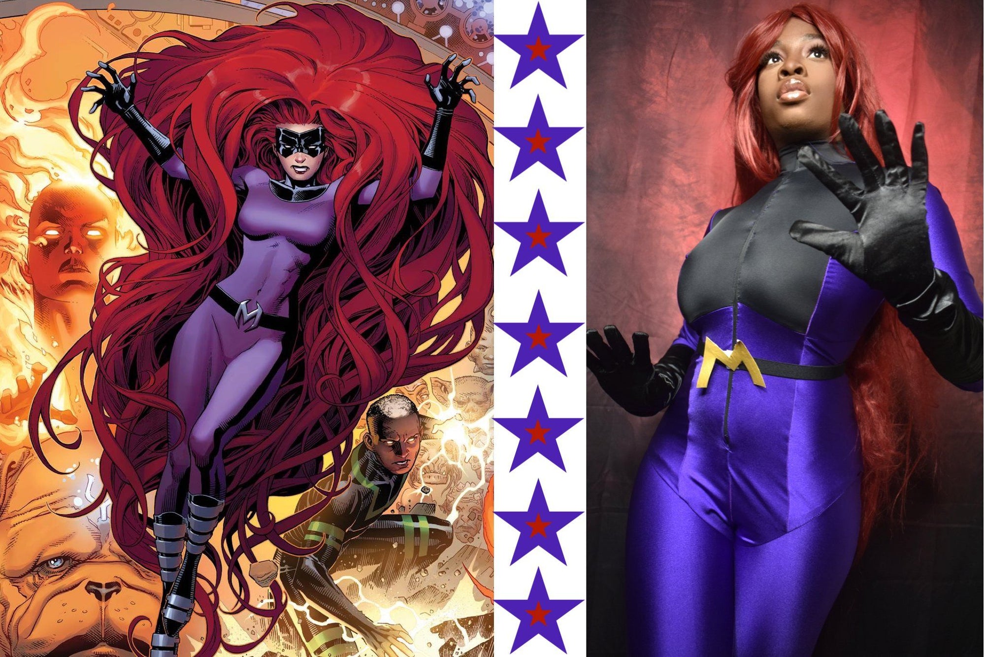DIY Medusa from Inhumanes Marvel Comic Series Bodysuit Cosplay Tutorial