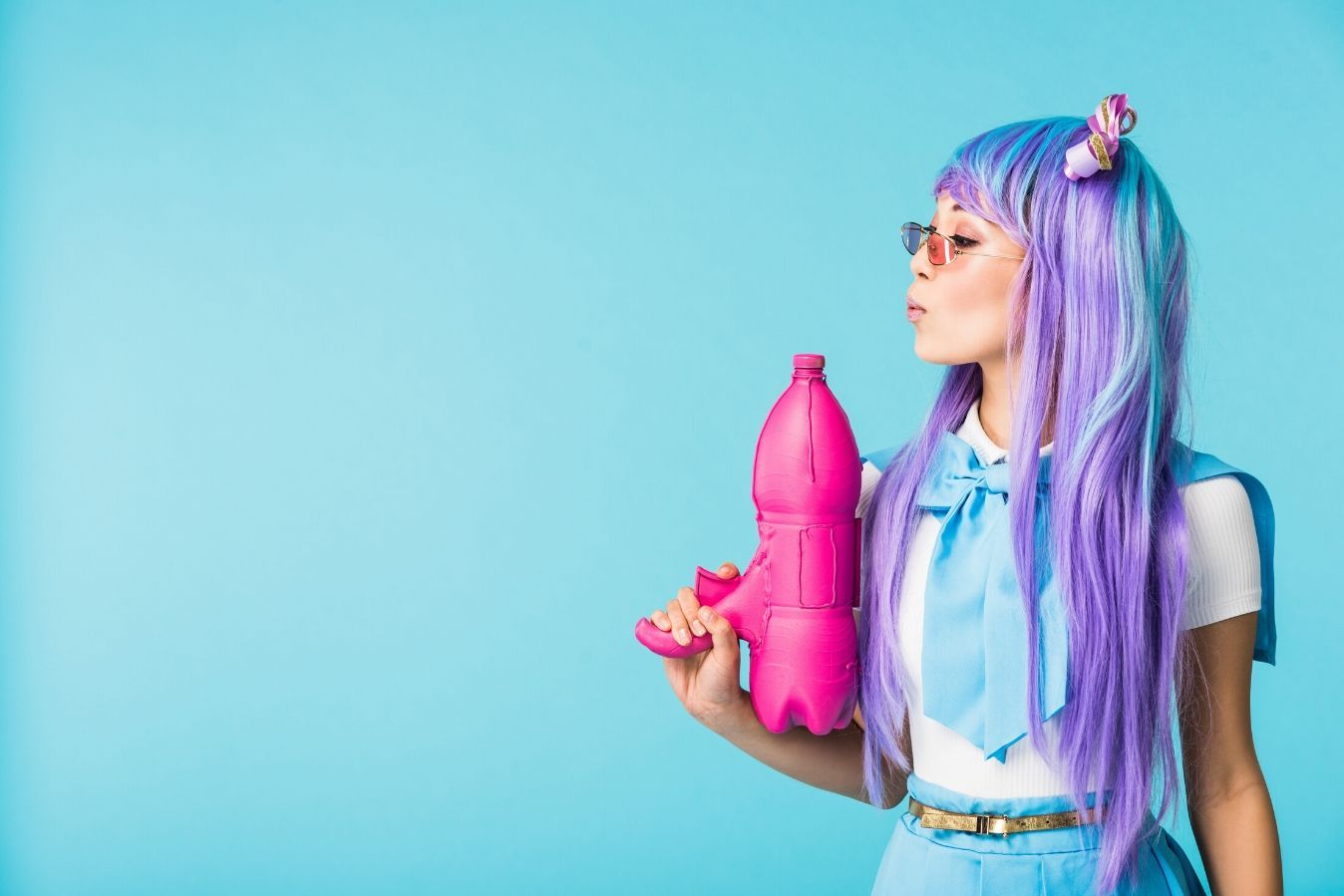 girl doing cosplay