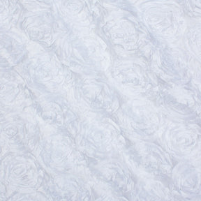 Taffeta Rosette Fabric SV581104 White 1