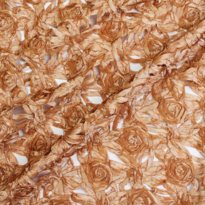 Ribbon Rosette Taffeta Lace Fabric SV581750 1