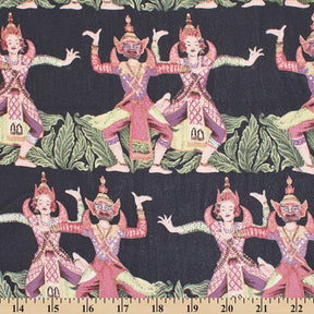 Imperial Jungle Printed Silk Georgette 44 45 Inch Fabric SV581993 3