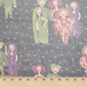 Autumn Friendship Printed Silk Chiffon 44 45 Inch Fabric SV581994 1