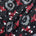 Floral Organza Embroidery Lace With Sequins Fabric SV576458 Black 1