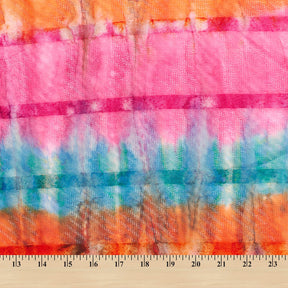 Tie Dye Eyelet Stripes On Dobby Fabric SV581236 3