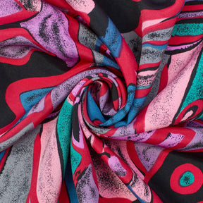 Abstract Print Polyester Fabric SV576703 2