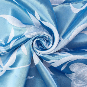 Blue Velvet Jacquard Fabric 9088 SV570422 2