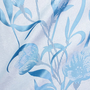 Blue Velvet Jacquard Fabric 9088 SV570422 4