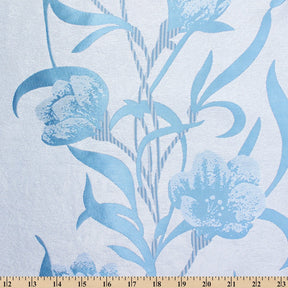 Blue Velvet Jacquard Fabric 9088 SV570422 5