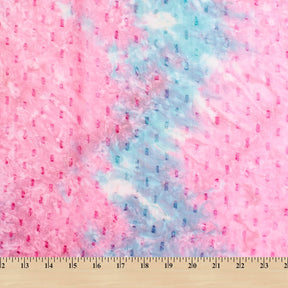 Embroidered Checkered Bullet Tie Dye Dobby Fabric SV581588 3