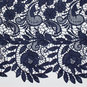 Tulip Guipure French Venice Lace Fabric SV570213 Spring Green 5