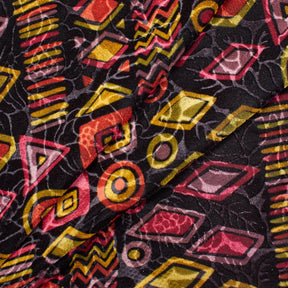 Abstract Geometric Patterned Velvet Fabric SV582007 1