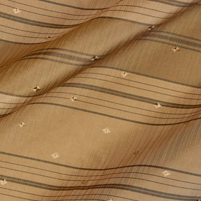 Diamond Embroidered Striped Silk Dupioni 56 Inch Fabric SV581531 3
