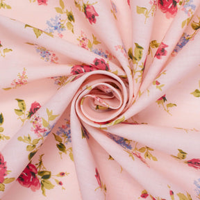 Delilah Pink Print Broadcloth Fabric SV570048 2