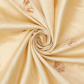 Embroidered Bees On Silk Taffeta Fabric SV581933 2
