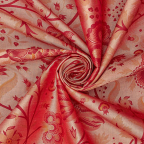 Floral Vine Printed Silk Taffeta 54 Inch SV581534 2
