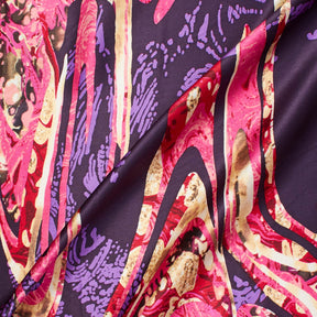 George Abstract Printed Silk Charmeuse Fabric SV581997 1