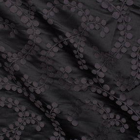Berry Vine Satin Jacquard Fabric SV581522 2