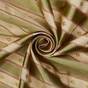 Striped Embroidered Cross Silk Taffeta 54 Inch Fabric SV581553 2