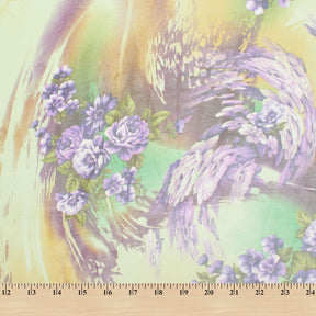 Floral Bouquet Swirl Printed Chiffon Fabric SV582052 3