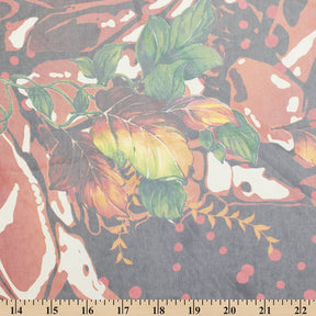 Floral Leafy Vine Printed Chiffon 58 Inch Fabric SV581941 3