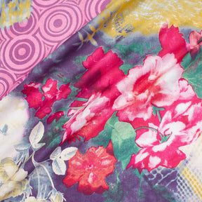 Emma Green Printed Cotton Fabric SV582011 Pink 1
