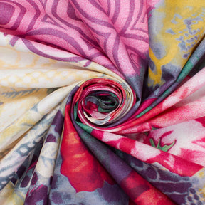 Emma Green Printed Cotton Fabric SV582011 Pink 2