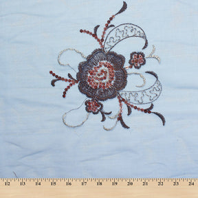 Floral Sequin Embroidery On Mesh Fabric 1 SV581563 4