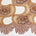 Gardenia Floral Sequin Embroidery On Mesh Fabric SV580983 Orange 1