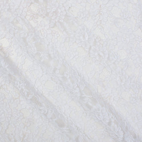 Bloom Floral Corded Embroidery On Lace Fabric SV581571 1