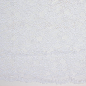 Bloom Floral Corded Embroidery On Lace Fabric SV581571 2