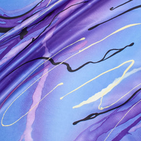 Monica Blue Printed Charmeuse Fabric SV574200 1