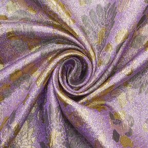 Daisy Floral Metallic Polyester Jacquard Fabric SV581965 2