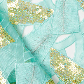 Geometric Sequin Lace Fabric Group