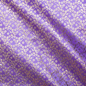 Micro Paisley Brocade Fabric SV581802 Purple / Gold 1