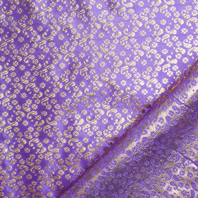Micro Paisley Brocade Fabric SV581802 Purple / Gold 3
