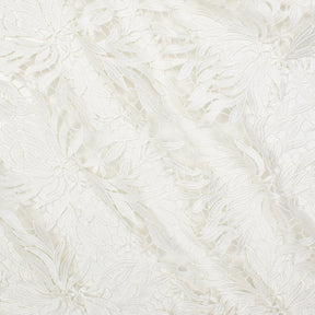 Garden Floral Vine Guipure French Venice Lace Off White SV581050 1