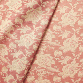 Rose Vine Floral Weave Jacquard Fabric SV581981 1