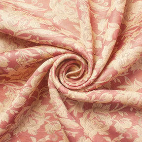 Rose Vine Floral Weave Jacquard Fabric SV581981 2