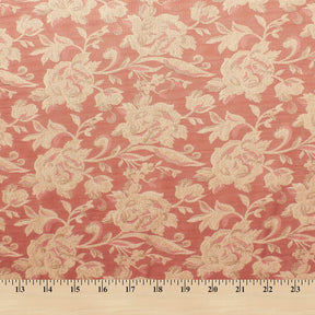 Rose Vine Floral Weave Jacquard Fabric SV581981 3