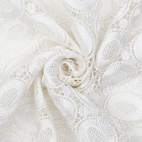 Geometric Circle Guipure Venetian Lace Fabric SV581635 3