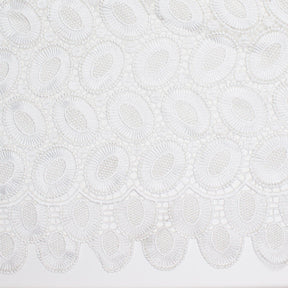 Geometric Circle Guipure Venetian Lace Fabric SV581635 2