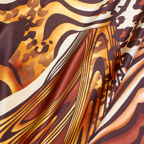 Abstract Animal Print Printed Charmeuse Fabric SV581715 Jungle 1