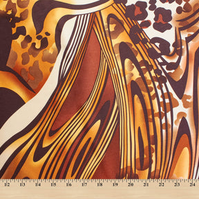 Abstract Animal Print Printed Charmeuse Fabric SV581715 Jungle 3