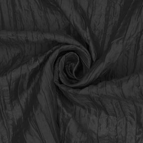 Crinkle Polyester Taffeta Fabric SV581003 Black 2