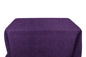 Burlap 8 Feet Banquet Table Covers Purple 1