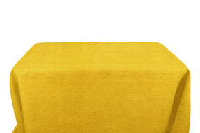 Burlap 8 Feet Banquet Table Covers Yellow 1