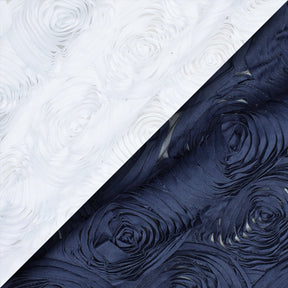 Knit Rosette On Mesh Fabric Group