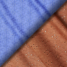 Circular Georgette Eyelet Fabric Group