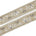 Sunshine Garden Floral Beaded Sequin Metallic Embroidery On 2 Inch Hemmed Mesh Lace Trim SV582858 Grey Image A4