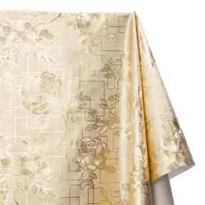 Geometric Floral Oilcloth Fabric SV580014 1